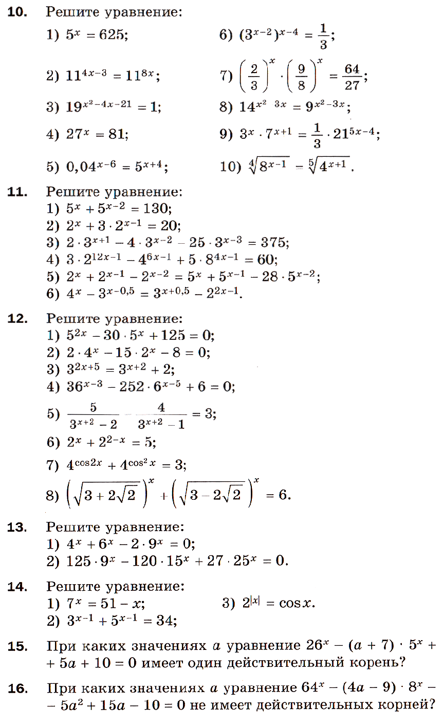 Алгебра 11 Мерзляк Самостоятельные работы В2